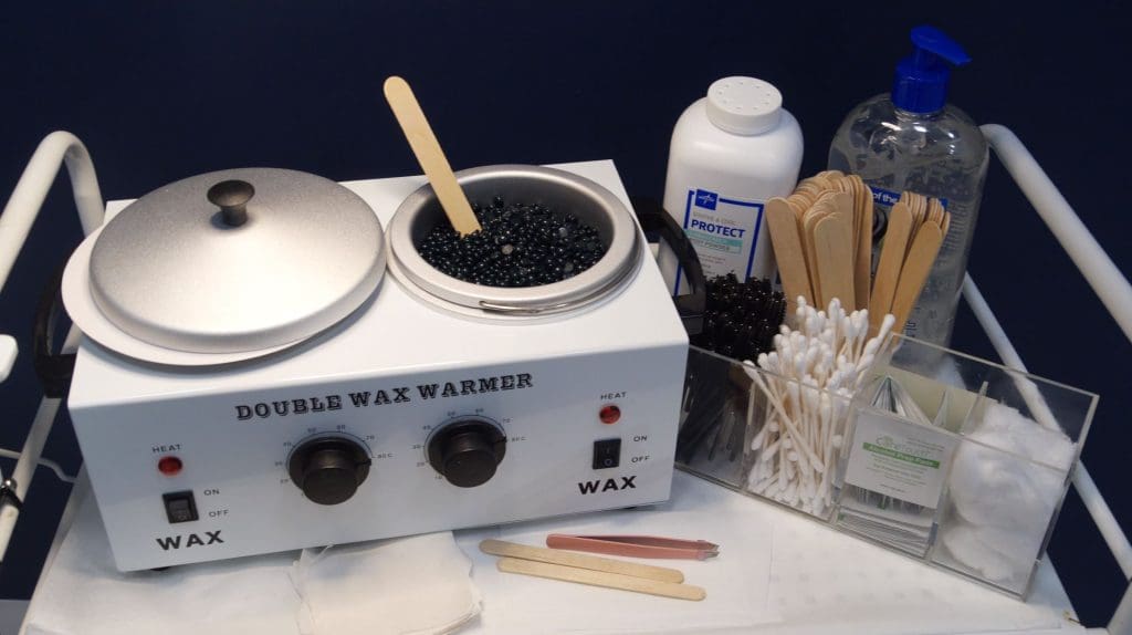 An example of hard wax, for waxing different skin types.